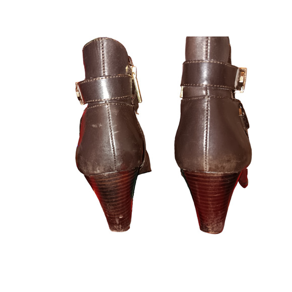 Louise et Cie Ankle boots Brown Leather size 9 - Picture 7 of 7